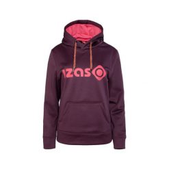 Bluza damska DUERO W V4 z regulowanym kapturem, logo i kieszenią z przodu. Żółte bluzy z kapturem damskie IZAS, l, z dresówki. Za 182.57 zł.