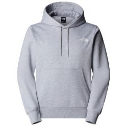 Bluza turystyczna męska The North Face M Simple Dome Hoodie. Szare bluzy z kapturem męskie The North Face, m, z bawełny. Za 257.00 zł.