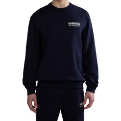 Bluza męska Napapijri B-Kasba C. Niebieskie bluzy bez kaptura męskie Napapijri, l. Za 325.50 zł.