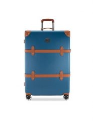 Semi Line Walizka duża T5672-4 Granatowy. Niebieskie walizki Semi-line, bez wzorów, z tworzywa sztucznego, duże. Za 339.99 zł.