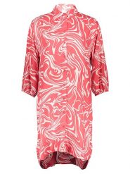 Kaffe Sukienka w kolorze różowo-białym rozmiar: 44. Białe sukienki damskie Kaffe, na co dzień, bez wzorów, z wiskozy, bez kołnierzyka, bez ramiączek, mini, proste. Za 91.56 zł.