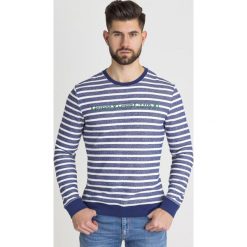 BLUZA PARRIS GUESS. Niebieskie bluzy bez kaptura męskie Guess, l. Za 221.40 zł.