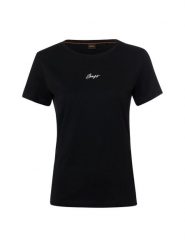 BOSS Orange Koszulka - Elove embro Kobiety Bawełna czarny, M. Czarne t-shirty damskie Boss Orange, m, bez wzorów, z bawełny, bez kołnierzyka. Za 229.95 zł.