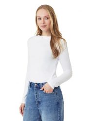 Scotch & Soda Koszulka w kolorze białym rozmiar: S. Białe bluzki damskie Scotch & Soda, s, bez wzorów, z bawełny, bez kołnierzyka. Za 121.45 zł.