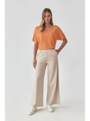 TATUUM Koszulka w kolorze pomarańczowym rozmiar: M. Pomarańczowe bluzki damskie Tatuum, m, bez wzorów, bez kołnierzyka, bez ramiączek. Za 123.53 zł.