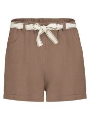 Eight2Nine Szorty w kolorze brązowym rozmiar: M. Brązowe szorty damskie Eight2Nine, bez wzorów, z tkaniny. Za 84.21 zł.