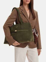 GINO ROSSI Torebka EO-LA224-19456 Khaki. Brązowe torebki klasyczne damskie Gino Rossi, bez wzorów, ze skóry, bez dodatków. Za 559.99 zł.