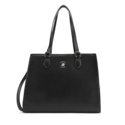 Torebka Beverly Hills Polo Club. Czarne torebki klasyczne damskie Beverly Hills Polo Club, bez wzorów, bez dodatków. Za 199.99 zł.