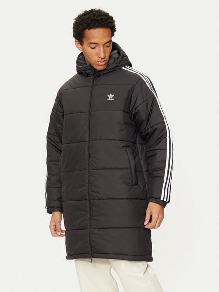Adidas Kurtka zimowa adicolor HZ0684 Czarny Loose Fit. Czarne kurtki męskie Adidas, na zimę, m, bez wzorów, z syntetyku, bez kaptura. Za 649.99 zł.