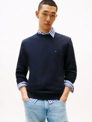 Tommy Hilfiger Bluza Mężczyźni Bawełna niebieski, XXL. Niebieskie bluzy bez kaptura męskie Tommy Hilfiger, m, z bawełny. Za 229.95 zł.