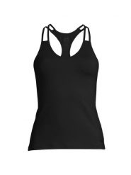 Koszulka Casal V-Neck Racerback Sportowa Damska Oddychająca do Jogi. Czarne bluzki sportowe damskie Casall, l, z materiału, bez kołnierzyka, bez ramiączek. Za 159.00 zł.