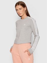 Adidas Bluzka adicolor Classics H33570 Szary Standard Fit. Szare bluzki damskie Adidas, bez wzorów, z bawełny, bez ramiączek. Za 119.99 zł.