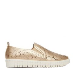 Półbuty Go Soft. Żółte półbuty damskie GO SOFT, bez wzorów, bez obcasa, na płaskiej podeszwie. Za 119.99 zł.