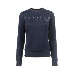 Sweter damski Cavallo Cavalruth. Czarne swetry klasyczne damskie CAVALLO, na zimę, bez kołnierzyka. Za 218.50 zł.