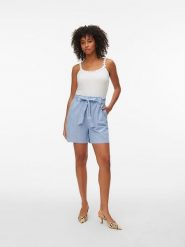 Vero Moda Top w kolorze białym rozmiar: XS. Białe topy damskie Vero Moda, xs, bez wzorów, z bawełny, bez kołnierzyka. Za 52.67 zł.