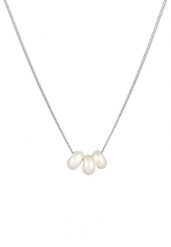 Elli Damski koralik podstawowy z perły hodowlana słodkowodna, srebro 925 Sterling Silver Naszyjniki 1 ct. Szare naszyjniki damskie Elli, srebrne. Za 163.99 zł.