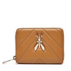 Portfel Patrizia Pepe. Brązowe portfele damskie Patrizia Pepe, bez wzorów. Za 339.99 zł.