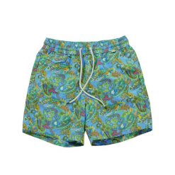 Męskie jasnoniebieskie kąpielówki. Niebieskie kąpielówki męskie Ralph Lauren, l, bez wzorów. Za 183.14 zł.