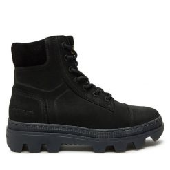 Botki G-Star Raw. Czarne botki damskie G-Star Raw, retro, bez obcasa, na płaskiej podeszwie, bez zapięcia. Za 589.99 zł.