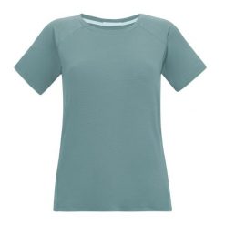 Koszulka damska Regatta Limonite. Zielone t-shirty damskie Regatta, bez wzorów, z elastanu, bez kołnierzyka. Za 119.99 zł.