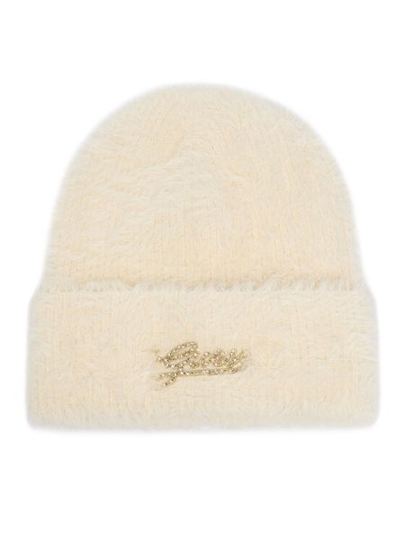 Guess Czapka AW5633 POL01 Kremowy. Białe czapki zimowe damskie Guess, z nylonu. Za 154.99 zł.