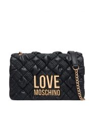 LOVE MOSCHINO Torebka JC4126PP1PL1000A Czarny. Czarne torebki klasyczne damskie Love Moschino, bez wzorów, ze skóry, bez dodatków. Za 1,099.00 zł.