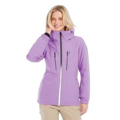 Damska kurtka narciarska Protest Beverly. Fioletowe kurtki damskie Protest, bez wzorów, bez kaptura, narciarskie. Za 878.00 zł.