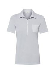 Marc O'Polo koszulka polo Kobiety Bawełna szary, XS. Szare bluzki sportowe damskie Marc O´Polo, xs, z bawełny, bez kołnierzyka, bez ramiączek. Za 179.95 zł.