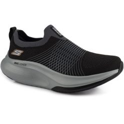 Męskie buty sportowe wsuwane czarme Slip-On SKECHERS GO WALK MAX WALKER GOODYEAR. Szare buty sportowe na co dzień męskie Skechers, bez zapięcia. Za 265.00 zł.