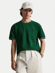 Polo Ralph Lauren T-Shirt 710963492502 Zielony Regular Fit. Zielone koszulki polo męskie Polo Ralph Lauren, m, bez wzorów, z bawełny, bez ramiączek. Za 419.99 zł.