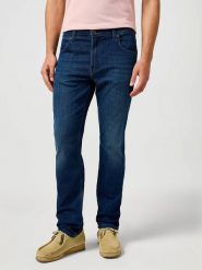 MESKIE SPODNIE WRANGLER GREENSBORO METRO RETRO 112362447. Spodnie materiałowe męskie Wrangler, bez wzorów, z jeansu, retro. Za 219.99 zł.