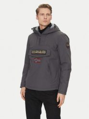 Napapijri Kurtka anorak Rainforest Pocket 2 NP0A4GMD Szary Regular Fit. Szare kurtki męskie Napapijri, l, bez wzorów, z syntetyku, bez kaptura. Za 949.99 zł.