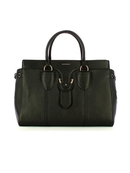 COCCINELLE Skórzana torebka w kolorze czarnym - 36 x 26 x 15 cm rozmiar: onesize. Czarne torebki klasyczne damskie Coccinelle, bez wzorów, z materiału, bez dodatków. Za 1,168.95 zł.
