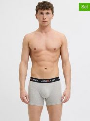 Jack & Jones Bokserki (7 par) w kolorze szarym rozmiar: XL. Szare bokserki męskie Jack & Jones, bez wzorów. Za 140.86 zł.