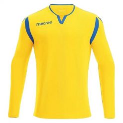 Koszulka treningowa Macron toli. Niebieskie t-shirty sportowe męskie Macron, bez ramiączek, do piłki nożnej. Za 216.50 zł.
