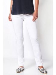 Relaxed by TONI Dżinsy - Slim fit - w kolorze białym rozmiar: W48. Białe jeansy damskie Relaxed by TONI, z podwyższonym stanem. Za 105.38 zł.
