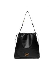 PINKO Torebka Slouchy Extra Ai 25-26 PLTT 104364 A0QO Czarny. Czarne torebki klasyczne damskie Pinko, bez wzorów, ze skóry, bez dodatków. Za 1,849.00 zł.