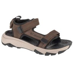 Sandały Columbia Peakfreak Rush Sandal Lea 2121251231 brązowe. Brązowe sandały męskie z gumy, bez zapięcia. W wyprzedaży za 407.02 zł.