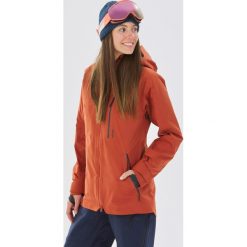 Kurtka narciarska i snowboardowa damska Quechua FR 500. Niebieskie kurtki damskie WED'ZE, m, bez wzorów, z materiału, bez kaptura, narciarskie. Za 749.99 zł.