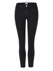 Rich & Royal Dżinsy - Regular fit - w kolorze czarnym rozmiar: W26/L32. Czarne jeansy damskie Rich & Royal. Za 232.78 zł.