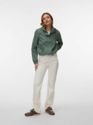 Vero Moda Kurtka przejściowa w kolorze zielonym rozmiar: XS. Zielone kurtki damskie Vero Moda, xs, bez wzorów, bez kaptura. Za 109.52 zł.