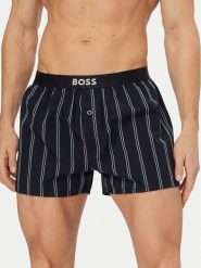 BOSS Komplet bokserek 50535781 Granatowy. Niebieskie bokserki męskie Boss, bez wzorów, z bawełny. Za 209.99 zł.