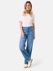 EDITION Dżinsy - Comfort fit - w kolorze niebieskim rozmiar: 44. Niebieskie jeansy damskie EDITION, z podwyższonym stanem. Za 241.56 zł.