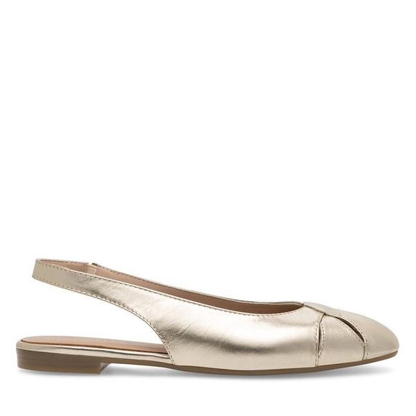 Baleriny Lasocki. Żółte baleriny damskie Lasocki, bez wzorów, bez obcasa. Za 149.99 zł.