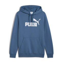 Bluza męska Puma ESS No.1 Logo z kapturem. Niebieskie bluzy z kapturem męskie Puma, m, z bawełny. Za 168.99 zł.