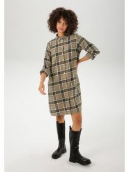 Aniston Sukienka w kolorze szarobrązowo-oliwkowym rozmiar: 44. Brązowe sukienki damskie Aniston, bez wzorów, bez kołnierzyka, bez ramiączek, midi. Za 88.64 zł.