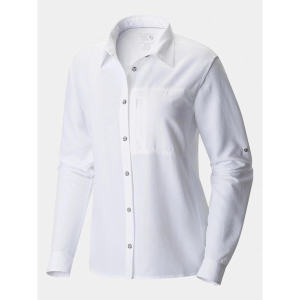 Koszulka turystyczna damska Mountain Hardwear Canyon. Białe t-shirty damskie MOUNTAIN HARDWEAR, m, bez wzorów, bez kołnierzyka. Za 319.00 zł.