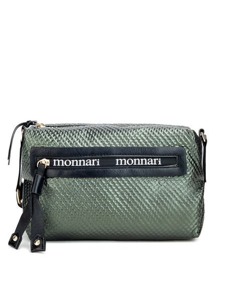 Monnari Torebka TORIMP0-24J-BAG4460-K008 Zielony. Zielone listonoszki damskie Monnari, bez wzorów, ze skóry, bez dodatków. Za 249.99 zł.