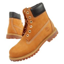Buty trekkingowe Timberland Premium 6. Brązowe buty trekkingowe męskie Timberland, z nubiku, bez zapięcia. Za 899.00 zł.
