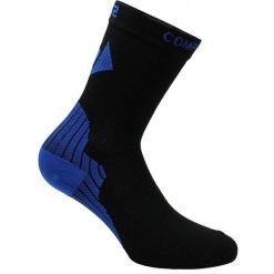 Skarpety kompresyjne Active Socks. Czarne skarpetki damskie SIXS, bez wzorów, z materiału. Za 192.00 zł.
